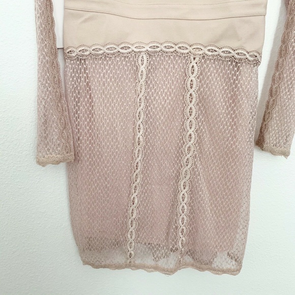 Free People Mixed Mesh Bodycon Dress - Picture 5 of 8